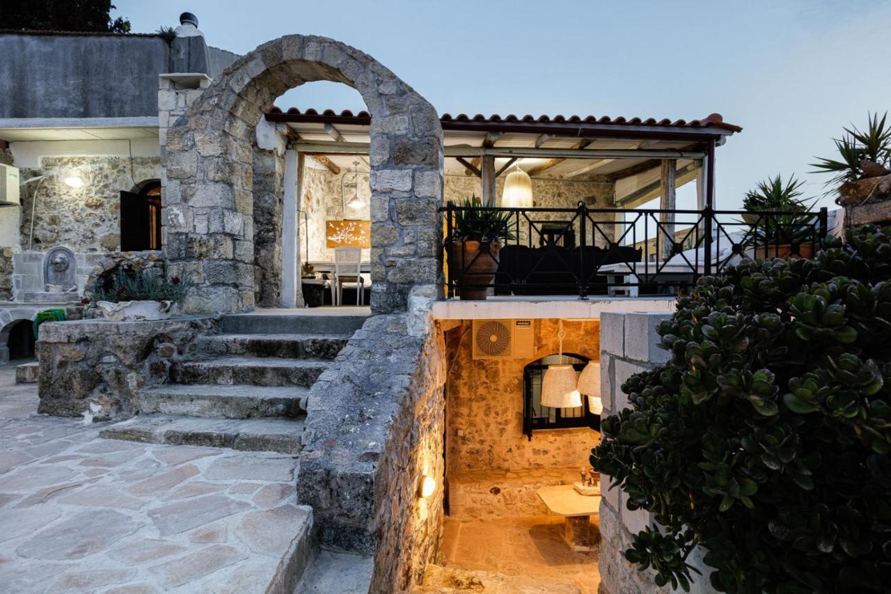 Antonia'S Stonebuilt Mansion With A Private Pool Villa Arménoi Dış mekan fotoğraf